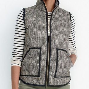 J. Crew Herringbone Vest